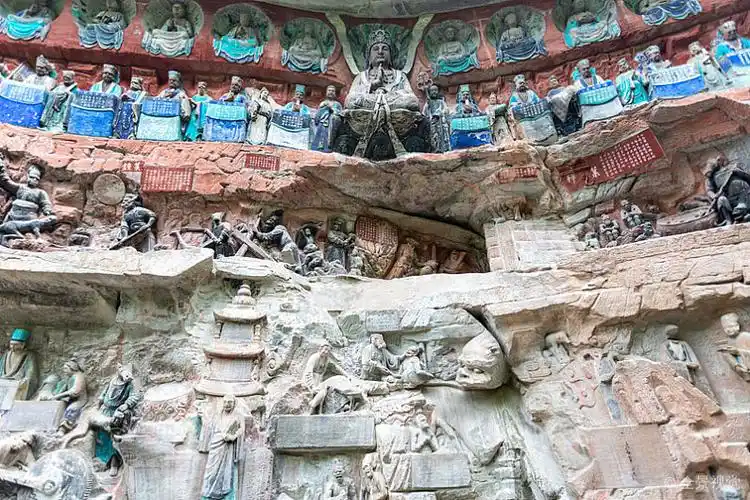 重庆大足石刻之宝顶山石刻_地狱变相_高清图片_全景视觉