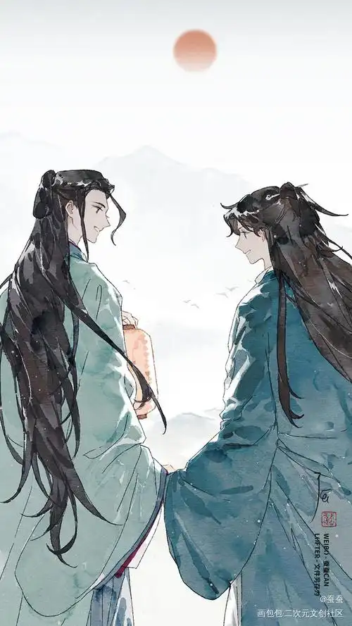 以梦为马,天涯再会_山河令浪浪钉温周温客行周子舒绘画作品