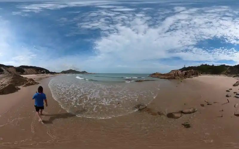漳州古雷半岛野海滩360全景