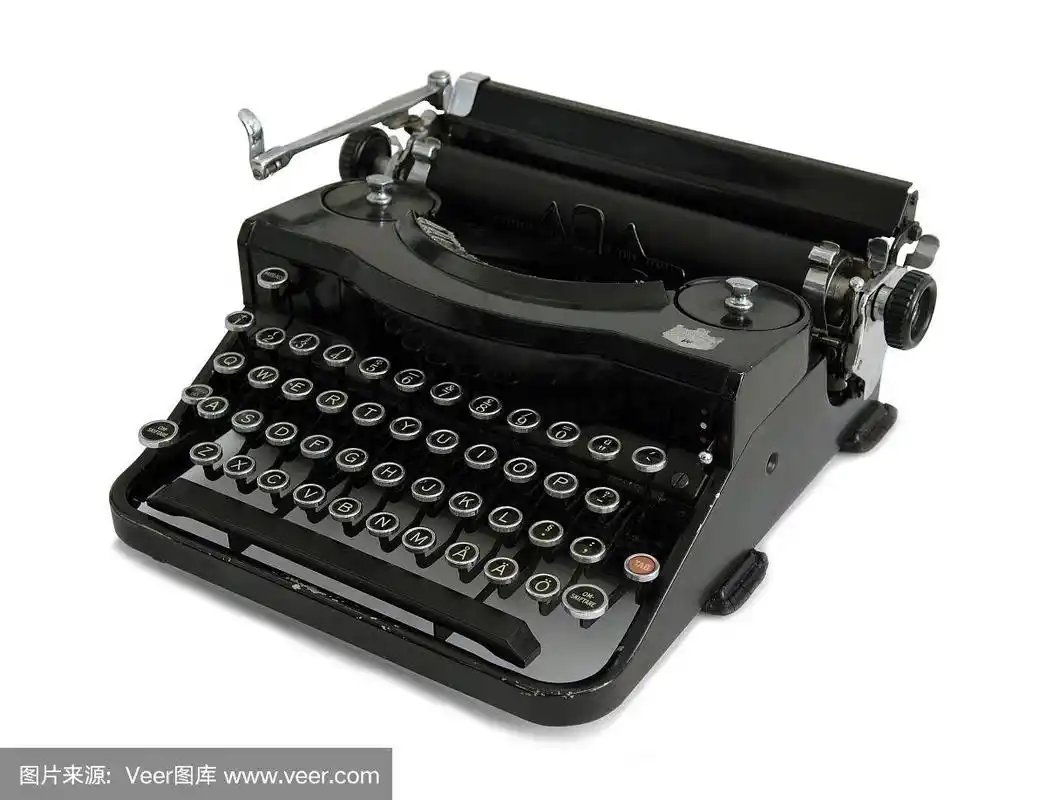 旧的老式打字机