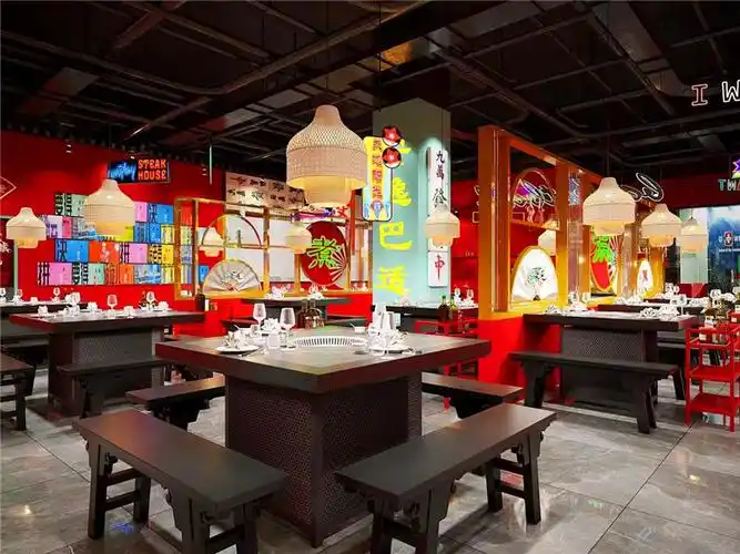 合肥蜀山区火锅店装修,火锅店装修设计效果图