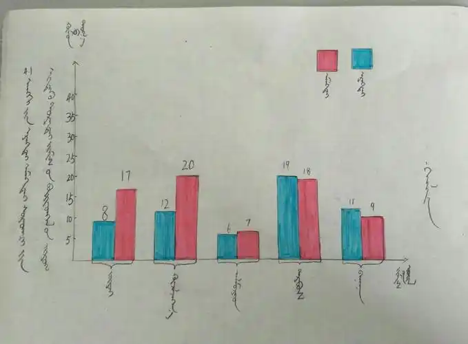 复试条形统计图