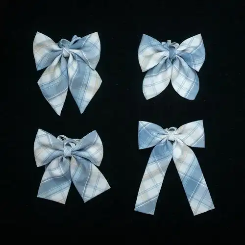 梦境jk江边日暮同格小物平角兔耳羽根长柄领结