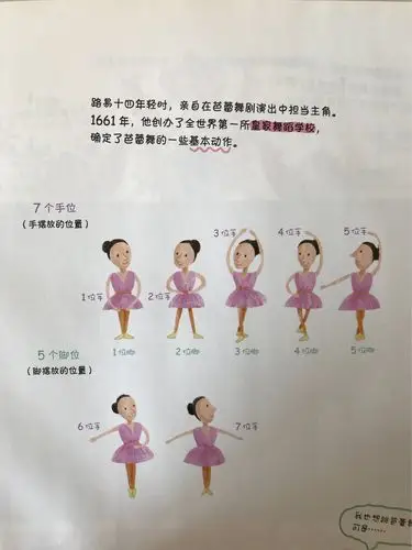 芭蕾舞的七个手位  头,双手的时候看右手,单手动哪只手动看哪只手