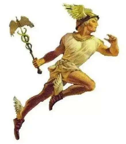 据说,赫尔墨斯出生在冥府,比黑夜还要黑的洞穴中.