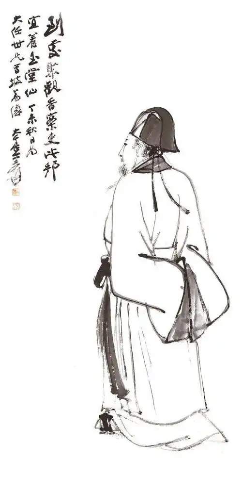 苏轼背影简笔画