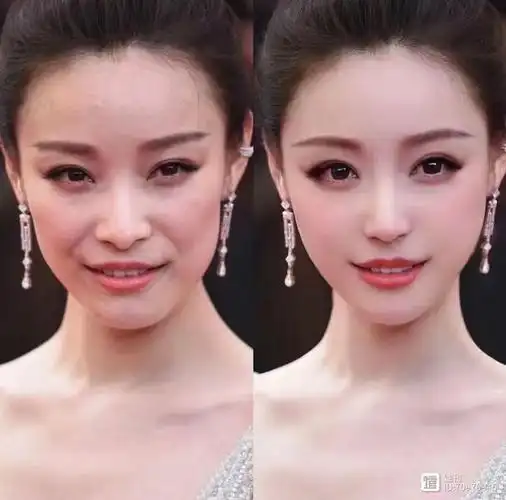 倪妮精修图丑到我了