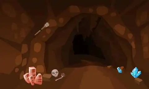 水晶宝藏洞穴.概念, 电脑游戏的艺术.