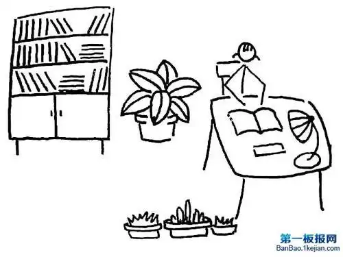 书房怎么画简笔画视频