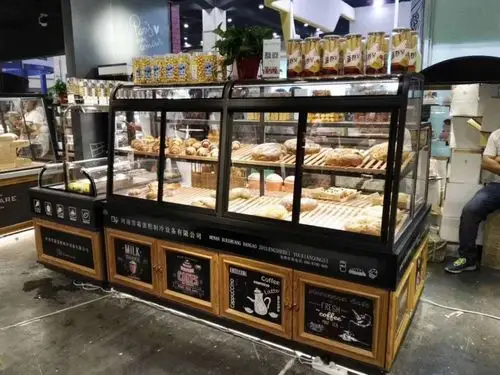 精品面包柜超市木制展柜甜点展示柜子蛋糕店展示柜糕点柜子