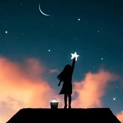 最美动漫背影女生头像漂亮的星空是如此的动人