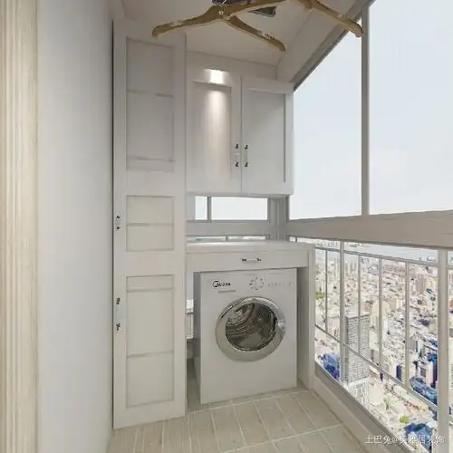 微糖主义之88平米小户型改造阳台现代简约阳台设计图片赏析