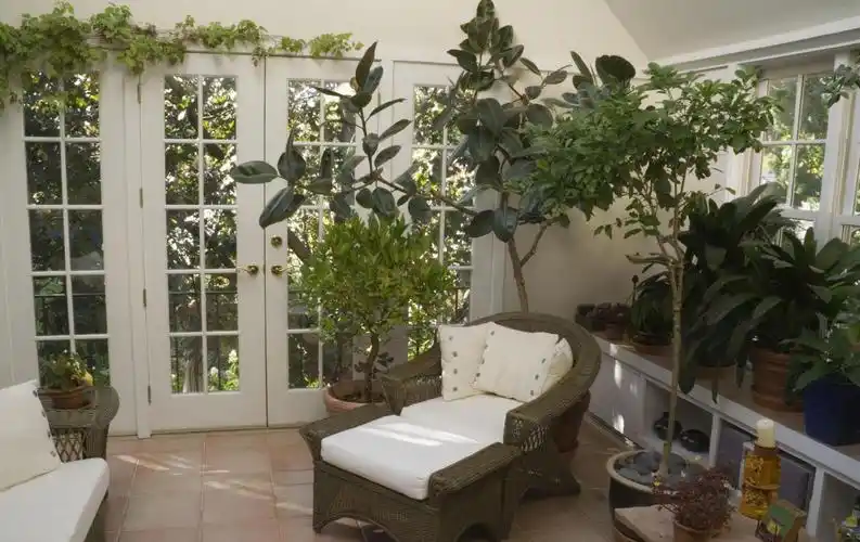 室内阳台盆栽装修效果图