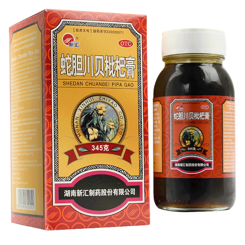 新汇 蛇胆川贝枇杷膏 345g 1盒
