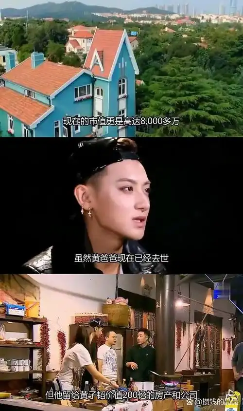 暴躁富豪"黄子韬:奢华生活背后的故事 黄子韬,拥有两百亿身家的青岛