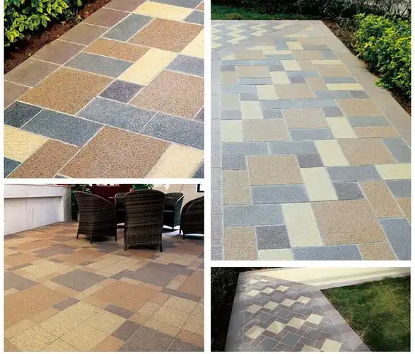 透水砖庭院地砖人行道地砖广场砖仿大理石花岗岩砖院子户外防滑砖花园