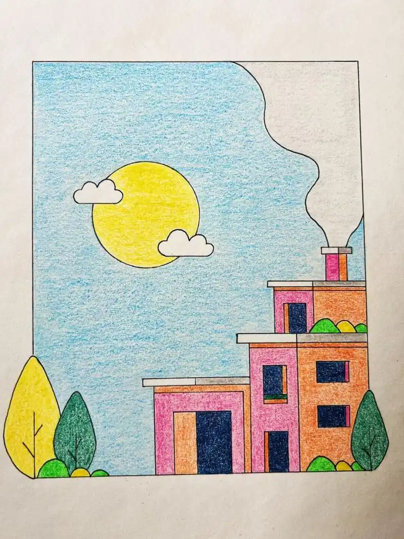 手绘临摹) #手绘# #简笔画# #插画# #彩铅手绘# #彩铅画# #手绘临摹