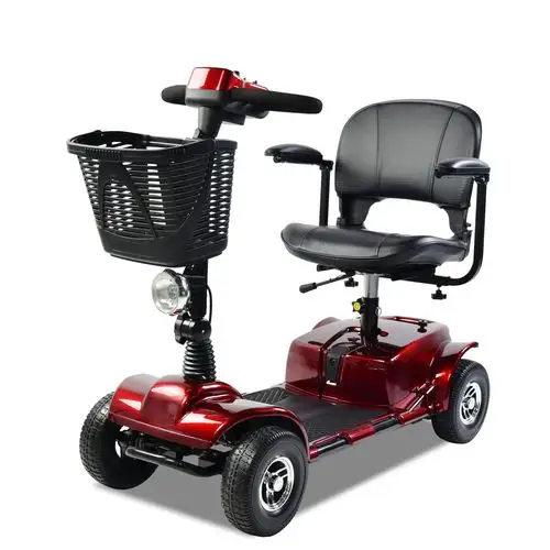 英洛华w3433老年代步车四轮老人电动车残疾人助力车电瓶车可折叠