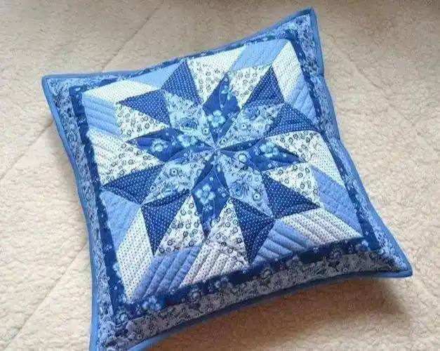 手工拼布抱枕以后家里抱枕不用买了自己拼一个附图解