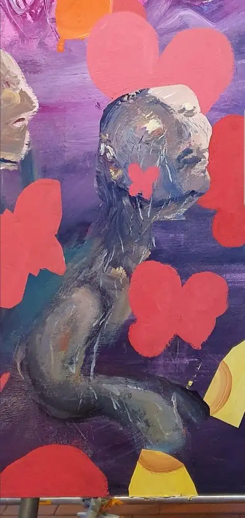 宋旻浩超话96#宋旻浩画#【图片】@mino_van_song画作:the end, the