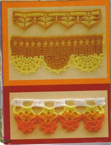 【新提醒】美丽的手钩花边图解大全图,手工编织花样图案图解,花样花型