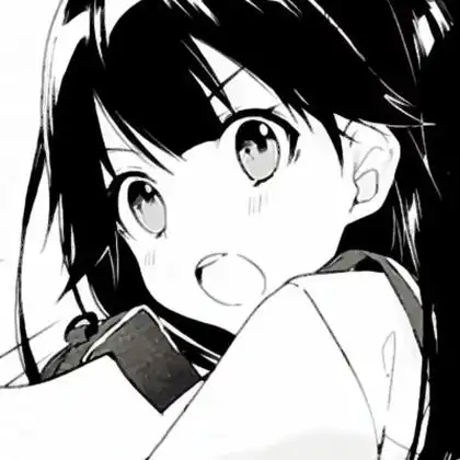 漫画黑白头像女可爱二次元卡通图片,可爱又软萌_女生动漫头像_头像屋