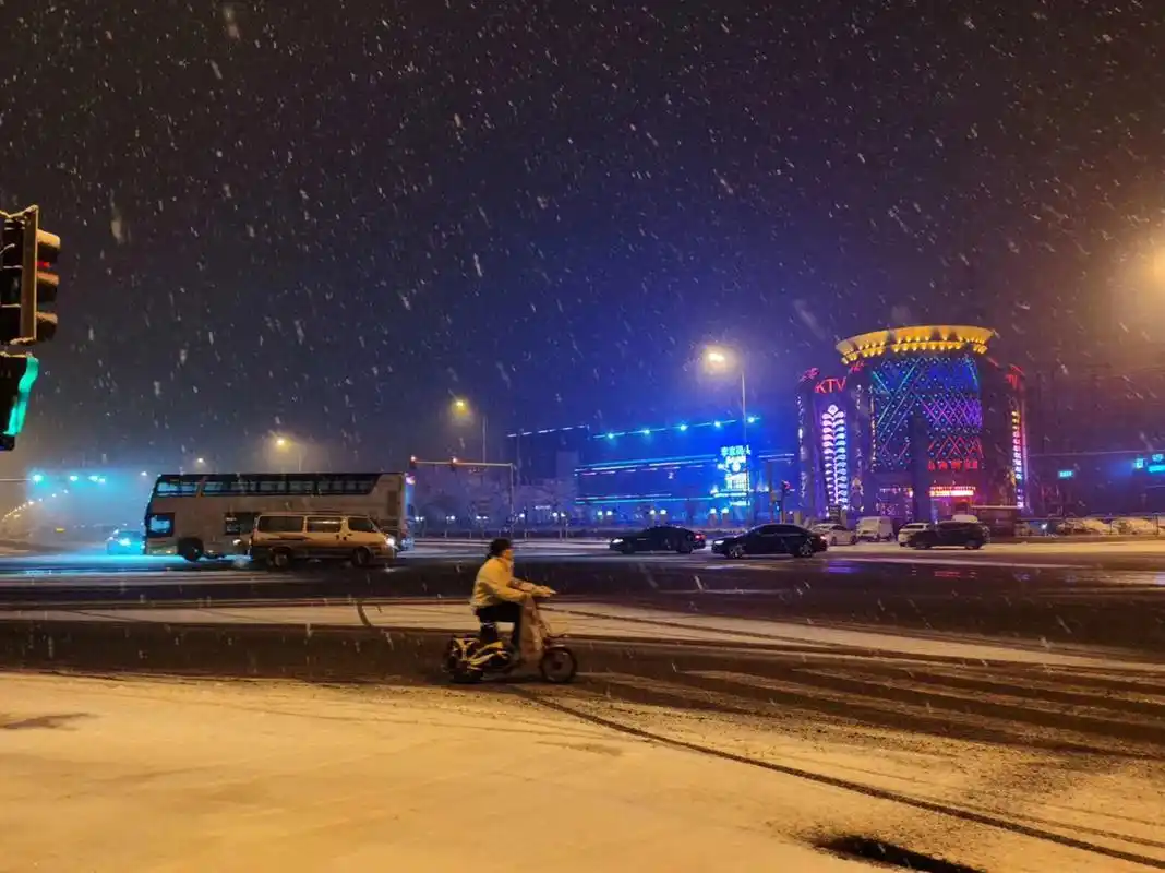 大雪纷飞,愿身边的人一切安好. #2020年第一场雪