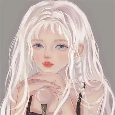 唯美冷傲手绘女生头像 高冷成熟气质型手绘女头-卡通头像 - 壁纸之家