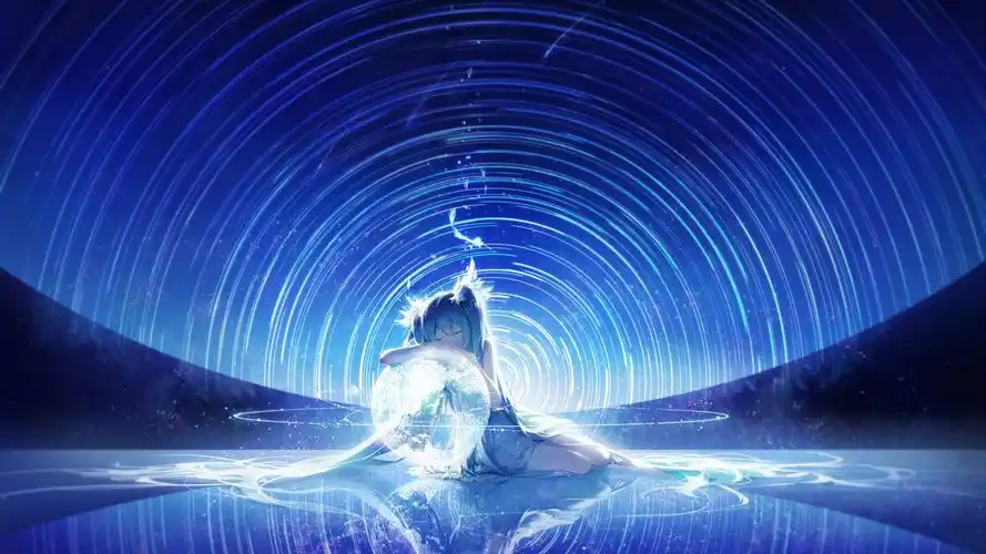 星空下的初音高清壁纸 初音未来壁纸星空下的初音高清壁纸壁纸图片_桌