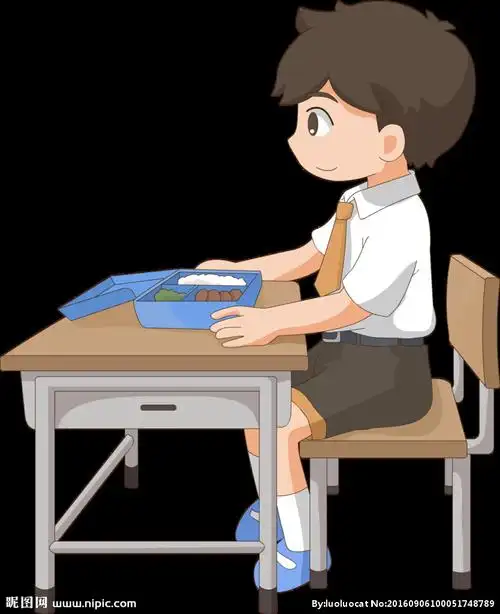 学生吃午餐设计图__动漫人物_动漫动画_设计图库_昵图网nipic.com