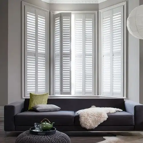 百叶窗一束实木百叶窗帘遮光卷帘飘窗中式复古百叶帘