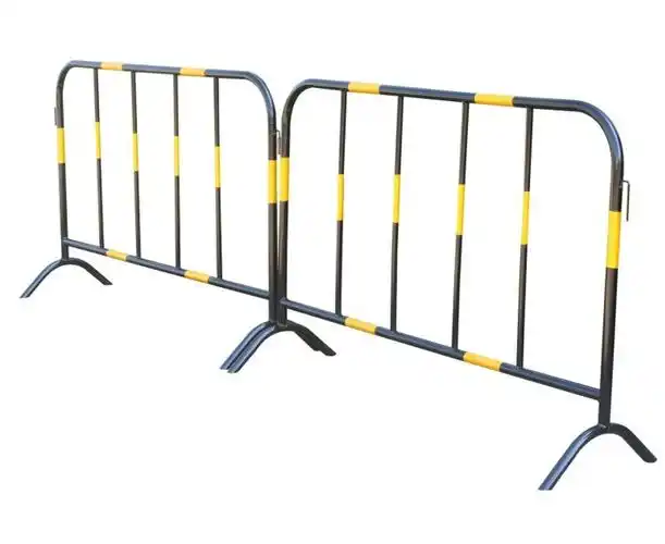 铁马护栏公路施工移动式围挡道路临时隔离栏警示工程安全防护黑黄铁马