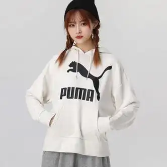 puma彪马女装 新款classics logo运动套头衫休闲宽松上衣599197