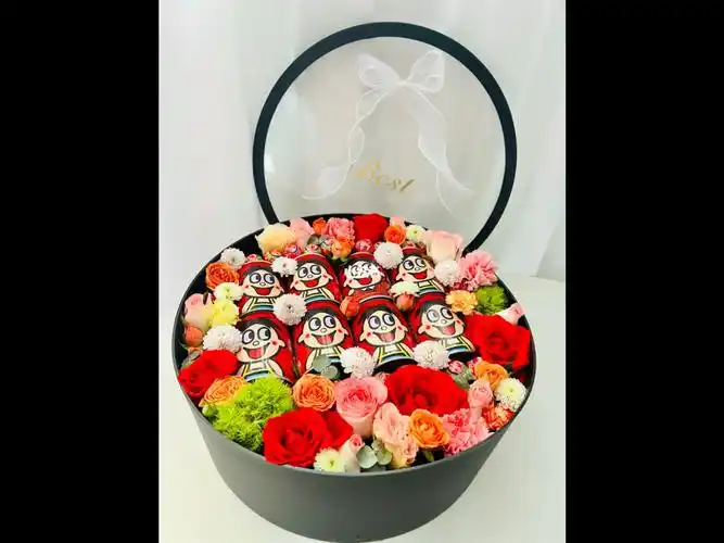 旺仔牛奶  #鲜花礼盒  #铜川新区