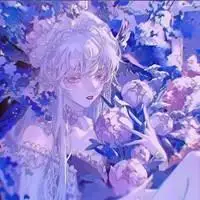 紫色卡通头像 紫色可爱卡通女生头像