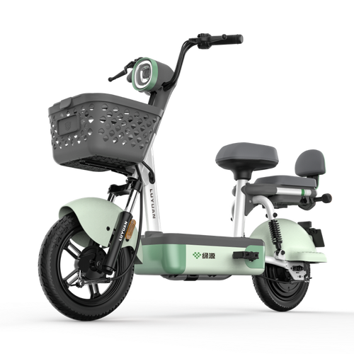 绿源新国标电动自行车48v12a电动车通勤接娃电动车  液冷电机  fbq