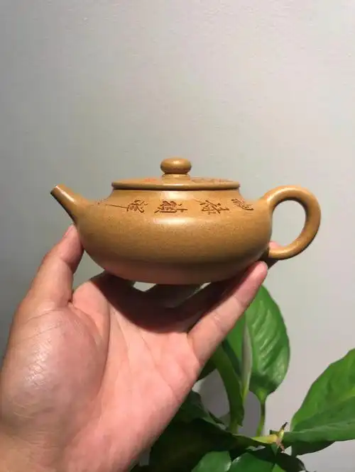 大拍级陶手 王广佳 全手工 汉扁壶