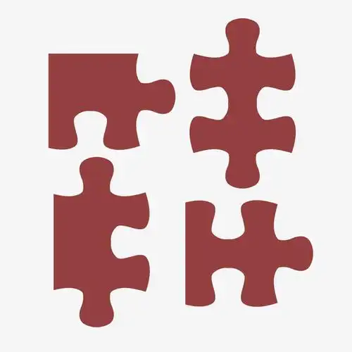 关键词 : 拼图,png素材,形状,红色