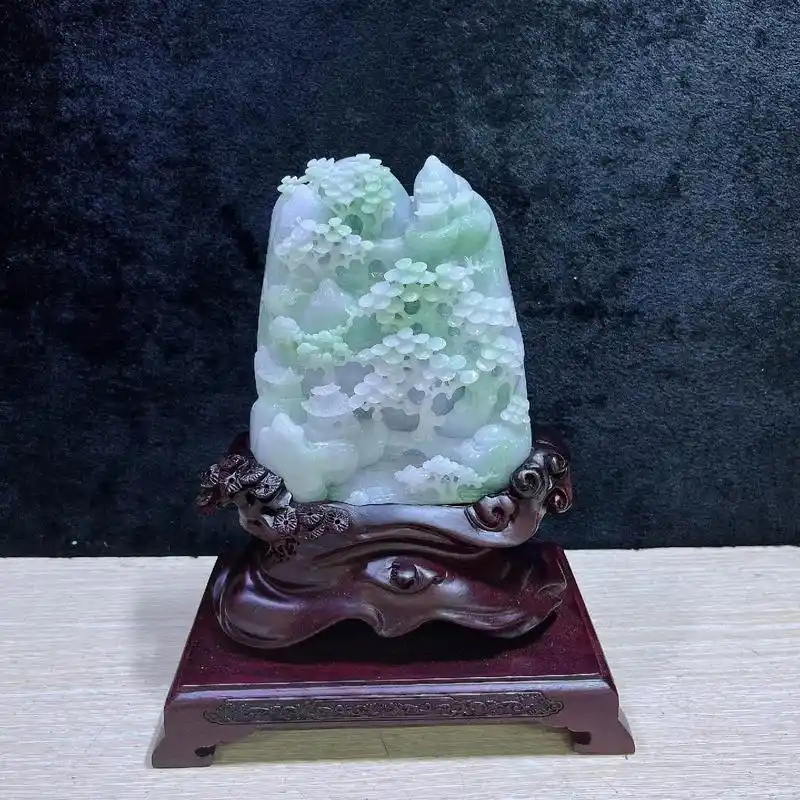 大师作,顶级翡翠料,手工雕琢,精美绝伦