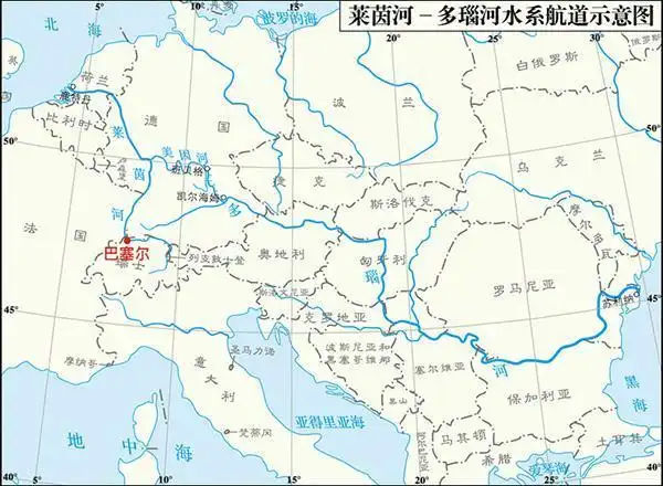 多瑙河水量是莱茵河的3倍多,为何名气不如莱茵河?