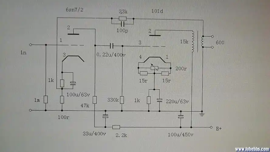 开发101d前级用15k输出牛 - 『胆艺轩音响技术论坛』 - 胆艺轩