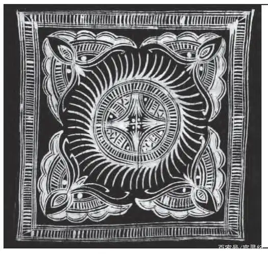 图一 苗族蝴蝶蜡染(图片来自网络)