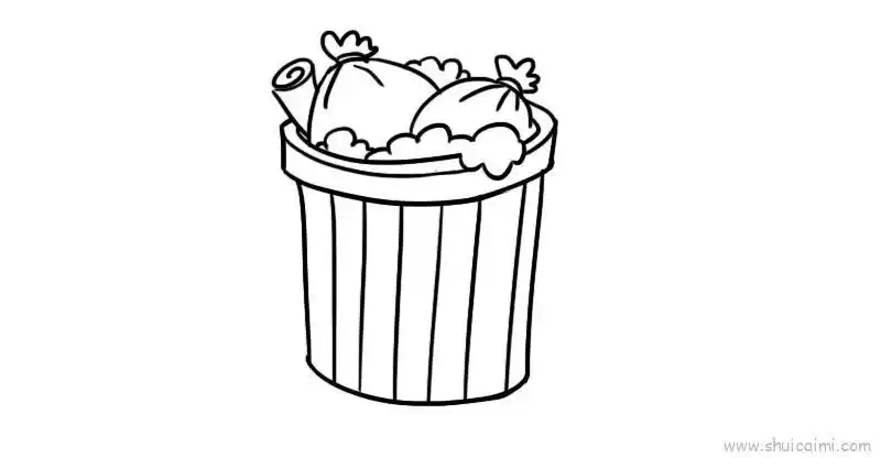 垃圾儿童画怎么画 垃圾简笔画画法