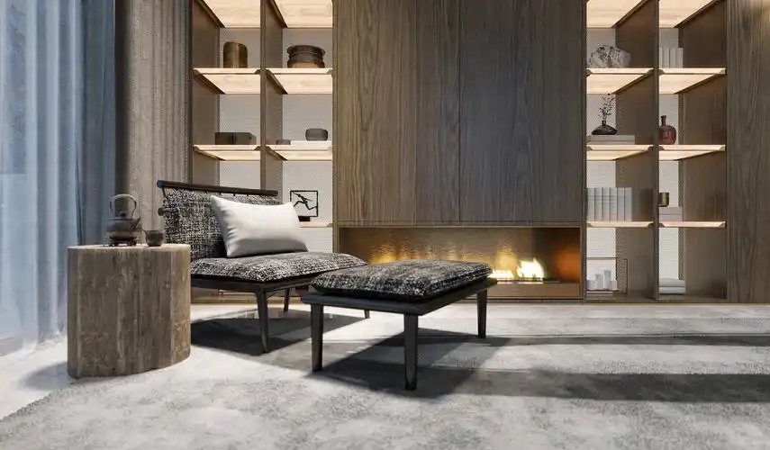 『意式极简 · 书柜 』透过材质探索高定的魅力!