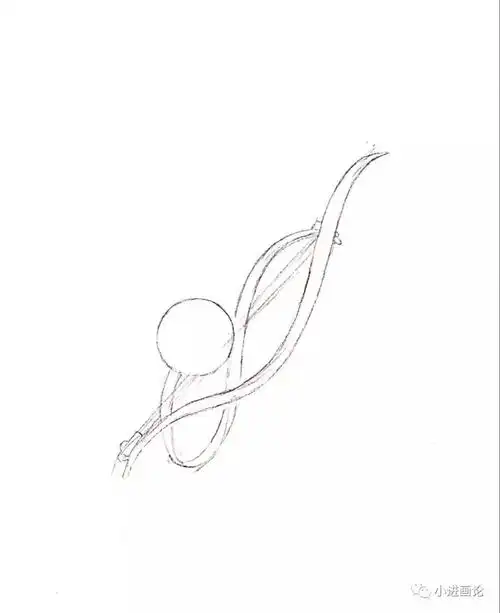素描教程画两枚简洁大方的胸针