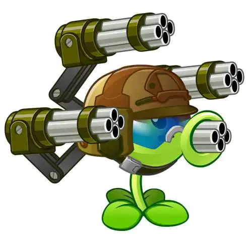 转基因怎么出机枪豌豆