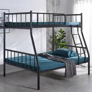 包邮子母床铁艺架子床上下铺 双人床儿童子母床小户型公寓上下床