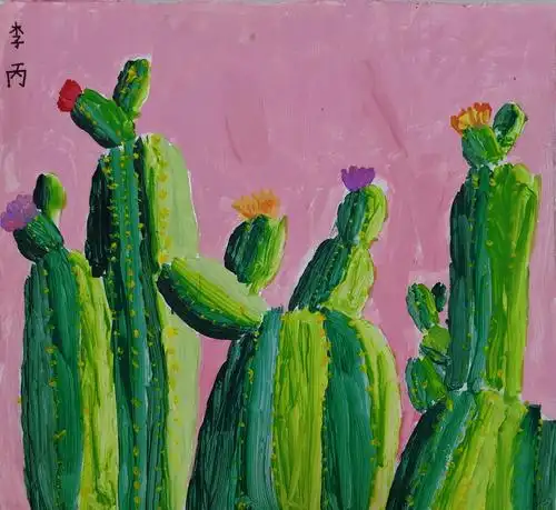 周六上午创想班学员作品《仙人掌》
