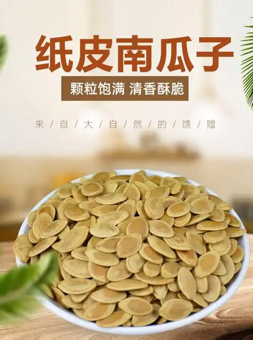 纸皮南瓜子500gx2袋五香味山核桃盐焗熟籽年货炒货零食 五香/山核桃味