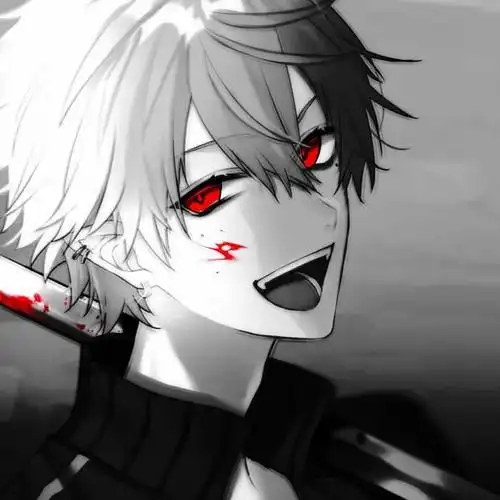 动漫男头/黑白男头